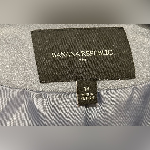 Banana Republic Open Front, Gray color Blazer Jackets, Size 14 - Picture 3 of 4